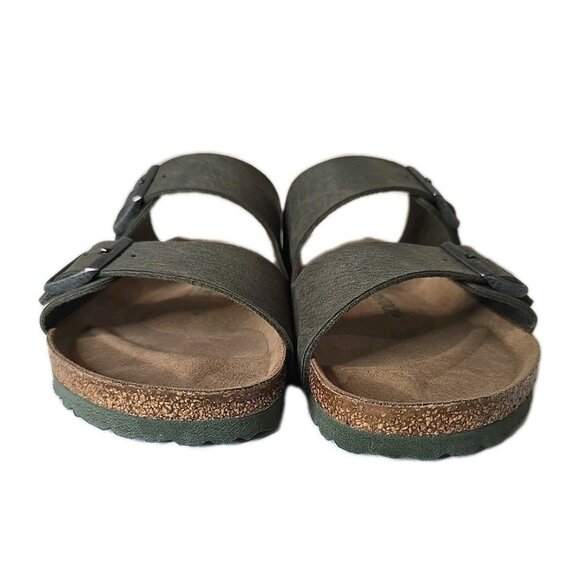 Birkenstock NWOB Arizona BS Green Natural Cork Footbed Size 8.5 Mens - Picture 4 of 6